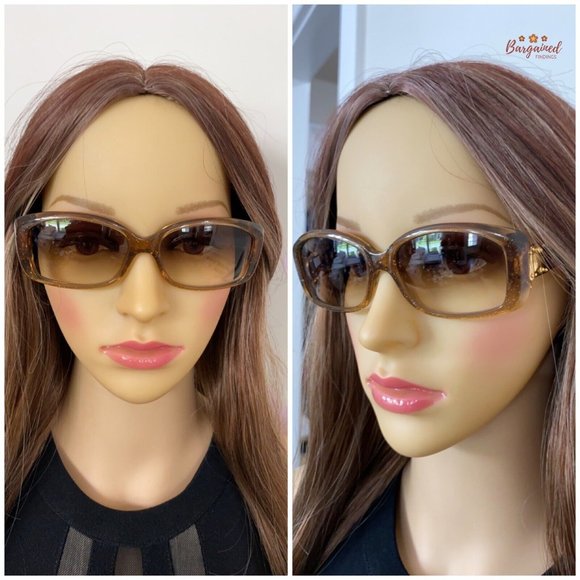 Authentic LOUIS VUITTON Gold Speckling Acetate Frame Soupcon Sunglasses - Z0003W main image 5